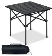 Small Folding Table – Portable Aluminum Alloy Work Table 60x40cm, Lightweight 4kg | Tool-Free Quick Setup, 50kg Stable Load Capacity | UAE DIY Workshop Mobile Work Surface Essential